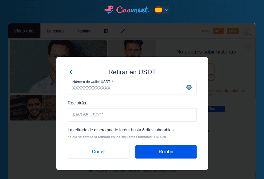 Cómo ganar dinero como modelo webcam en Coomeet
