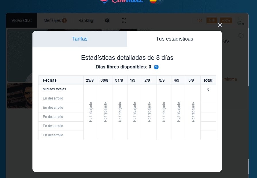 Cómo trabajar como modelo webcam en Coomeet - horario de trabajo
